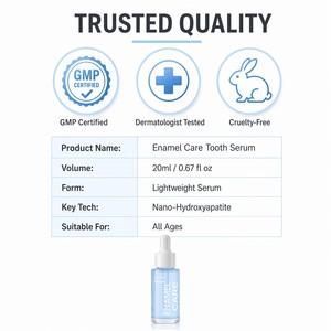 Sérum dentaire à l'hydroxyapatite nano, marque privée, blanchiment des dents, réparation de l'émail, soin buccal avec <span class=keywords><strong>acide</strong></span> <span class=keywords><strong>hyaluronique</strong></span> et xylitol - Product Image 6