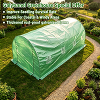 Serre d'hiver robuste en plastique pour jardinage, mini tunnel de culture pour légumes, idéale pour la maison et le jardin, étanche