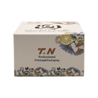 Boîte d'emballage écologique de luxe personnalisée pour crème pour le visage et huile de vernis à ongles recyclable avec gaufrage Design de stratification mate