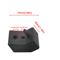 Kit de quincaillerie d'entretoises de rehausse de siège avant de 1-1/4 po pour Toyota Tacoma 2005 et modèles ultérieurs