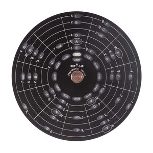RMT-B1P <span class=keywords><strong>Roue</strong></span> d'accord en alliage d'aluminium noir pour guitare/basse/<span class=keywords><strong>violon</strong></span>/ukulélé – Outil de théorie musicale et accessoire d'instrument de musique - Product Image 5