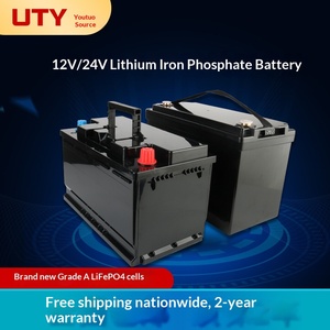 Batterie de stockage d'énergie photovoltaïque extérieure à grande capacité 12V/24V alimentée par cellules solaires au phosphate de fer et de lithium - Product Image 2