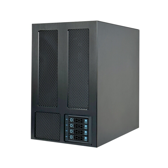 New 6GPU Tower Server Chassis With 6*4090 2*ATX EATX 4 Bays USB Front Port Fan Cooler Game Chassis Standard Power Supply Servers