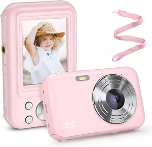 Sevimli çocuk fotoğraf 2.4 inç 44 MP dijital fotoğraf çekimi ürünleri seyahat kamera filmi fiyat küçük kamera