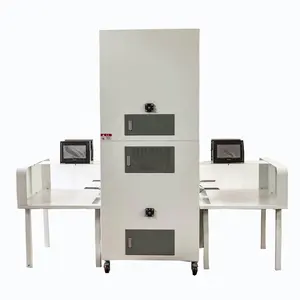 ماكينة الملء التلقائي من 4 فوهات من ألياف البوليستر الكروية للتطبيقات الواسعة من KIVAS لبانتات ريش البط