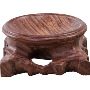 Esferas <span class=keywords><strong>huevos</strong></span> pastoral soporte de exhibición decorativo pedestal base madera bola de cristal soporte de exhibición artesanía decoración del hogar - Product Image 4