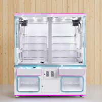 Machine à griffes géante pour deux joueurs, anti-basculement, à usage commercial, système à monnayeur pour grandes peluches