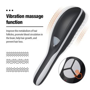 Fabrik Kopfhaut & Haarpflege gerät Haarmas sage Kamm Lichttherapie Haaröl Applikator Sprüh bürste Erwärmung Kopfhaut <span class=keywords><strong>Massage</strong></span> bürste - Product Image 4
