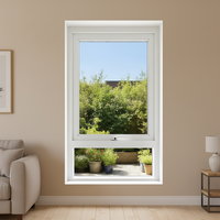 Elegante Ventana Abatible Hacia Adentro para Centros Comerciales de Alta Gama