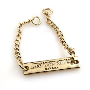 Zinc Alloy Metal Chain <b>Label</b> Polished Surface Chic Style Custom Logo for Luggage Suitcases Wholesale and Retail Supply - Product Image 5