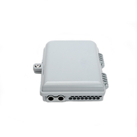 Caja de Empalme de Fibra Óptica de 16 Puertos FTTH, Caja de Distribución de Terminación de Fibra 1*16 Núcleos ABS, Caja NAP, Caja Terminal Óptica