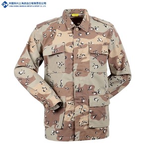 전술 6 색 사막 위장 인쇄 폴리에스터 방수 통기성 짠 빠른 건조 야외 남성 <span class=keywords><strong>BDU</strong></span> 유니폼 - Product Image 4