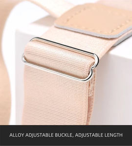 Bretelles de chemise ajustables antidérapantes de 2,5 cm de large pour hommes, en polyester avec boucle en alliage, attaches de chemise formelles antidérapantes - Product Image 3