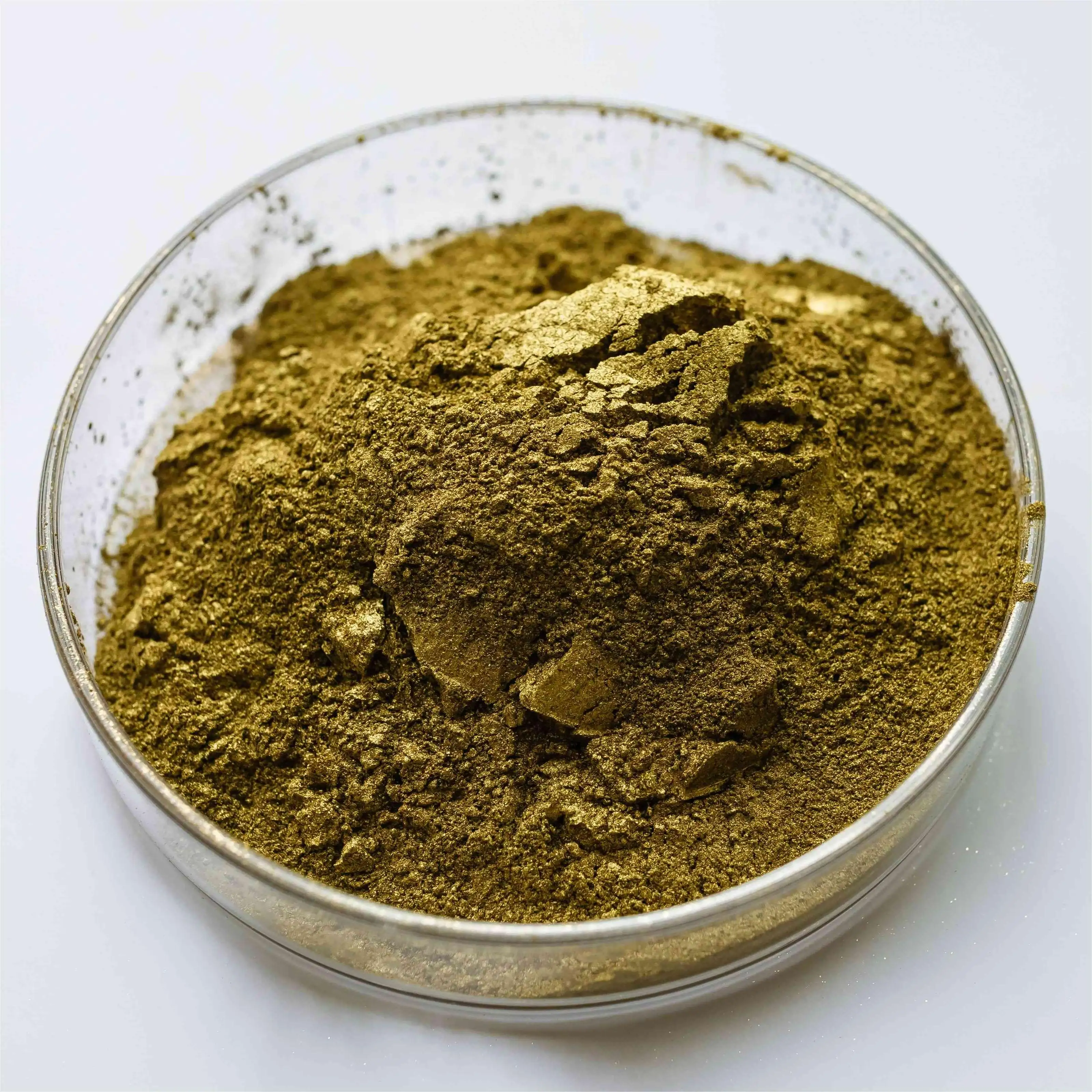 New Design Professional Green Light Color 40um High Purity Rich Gold Bronze Powder Loose Powder Copper Bronze Powder