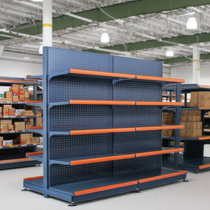 Gondole adaptée aux besoins du client de rayonnage de supermarché de couche de revêtement de poudre, supermarché - Product Image 1