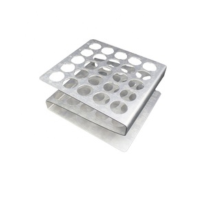 ชั้นวางหลอดทดลองโลหะสแตนเลส 40 หลุม 50 หลุม สำหรับใช้ในห้องปฏิบัติการ - Product Image 6
