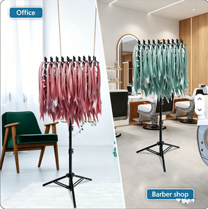 New <b>Mirror</b> Station-Extendable <b>Floor</b>-<b>Standing</b> Salon Furniture-Modern Portable Hairpin Organizer Tray-Braided Hair Bedroom - Product Image 6