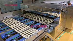 Four tunnel industriel 24000 pcs/h/chaîne de production d'hamburger - Product Image 6