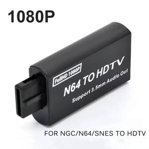 Adaptateur convertisseur N64 vers HD sans latence pour jeux rétro, prend en charge 1080P 16:9/4:3 pour consoles N64/SNES/NGC, logo OEM personnalisé - Product Image 1
