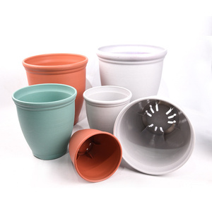 Wholesale Home Garden Supplies Plastica De Jardineria Plastic Plant Pot Vasi Per Piante Maceteros Plastic Flower Pot