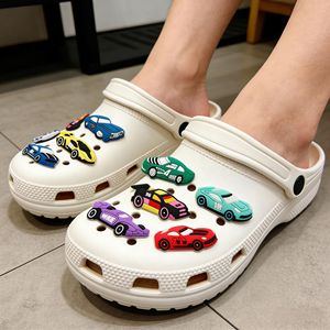 Accessoires pour chaussures à trous transfrontaliers : Boucle décorative en PVC souple, amovible, DIY, motif fleur, écologique et imperméable - Product Image 2