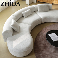 Zhida Sofa de salon sectionnel de mariage Design de meubles de luxe modernes Ensemble de canapés royal de Dubaï pour le salon