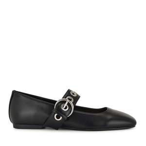 <span class=keywords><strong>Ballerine</strong></span> Mary Jane Personalizzate dal Produttore <span class=keywords><strong>con</strong></span> Cinturino Decorato <span class=keywords><strong>con</strong></span> Occhielli e <span class=keywords><strong>Fibbia</strong></span> Circolare Oversize - Product Image 3