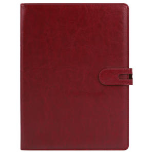 Office A5 Leather Cover Notebook with Sewing Binding Printed Design Custom <b>Pages</b> for School & Gift Use - Product Image 4