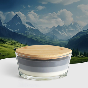 Coffret Cadeau pour Petites Entreprises : Bougie de Soja en Forme de <span class=keywords><strong>Bateau</strong></span> avec Couvercle en Bambou, <span class=keywords><strong>Cire</strong></span> Stratifiée, Remplissage pour Boîte d'Abonnement en Gros, Cadeau Personnalisé - Product Image 1