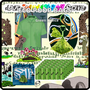 Sacs à déjections canines 100 % compostables certifiés pour la maison, sacs à déchets écologiques en plastique végétal, sacs à déjections canines compostables certifiés - Product Image 3