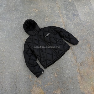 Custom Boxy Cropped Quilted Down <b>Jacket</b> Luxury Zip up Coats Plus Size Winter Warm Street Casual Wear Puffer Down <b>Jacket</b> - Product Image 1