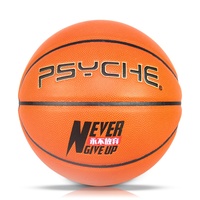 Ballon de basket-ball d'intérieur en microfibre japonaise taille 7 avec logo personnalisé Psyche