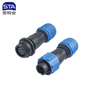 SP1110航空插头公母直配合电缆连接器面板安装插座2 3 4 5针 - Product Image 1