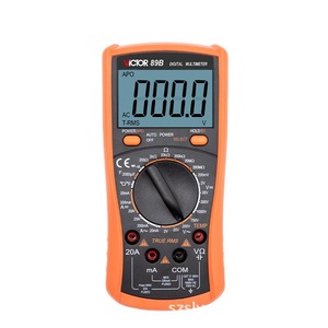 VICTOR VC89B มิเตอร์ดิจิตอลมัลติมิเตอร์ True RMS 20A 600V DC AC การวัดแรงดันไฟฟ้าในปัจจุบัน - Product Image 5