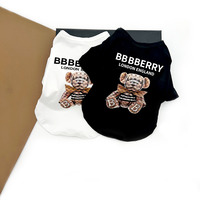 Modische Designer-Luxus-Print-Hoodies für kleine Hunde, Katzen und Teddybären – Warme Freizeit-Kapuzenpullover aus Baumwolle mit kurzen Ärmeln für Geburtstag, Winter und Sommer