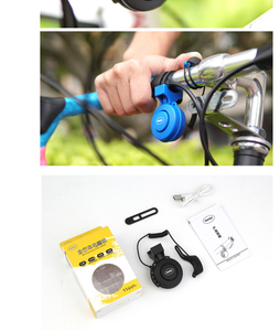Campanello per bicicletta 120db campanello per bici elettrica da ciclismo USB ricaricabile IP65 impermeabile antipolvere Mini corno per bicicletta di dimensioni - Product Image 6