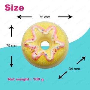 Nhãn Hiệu Riêng Giáng Sinh Spa Sản Phẩm Hữu Cơ Handmade Bathbomb Hương Liệu Fizzy Trẻ Em Bánh Rán Tắm Bom Bộ Quà Tặng - Product Image 4