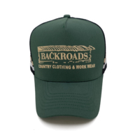 Gorra de camionero con parche bordado de 5 paneles, gorras Snapback en blanco de alta calidad, gorra de camionero de perfil alto personalizada lisa