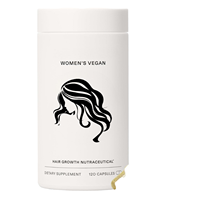 Produits de beauté pour adultes OEM ODM, compléments pour cheveux, ongles et peau, vitamines à base de plantes, capsules, marque privée, 120 capsules/flacon
