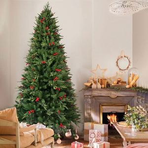 Árbol de Navidad Artificial Plegable de Alta Calidad en PE/PVC con Luces Cálidas de Bajo Consumo para Sala de Estar - Product Image 2