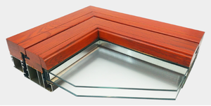 Grossista di alta qualità di finestre in legno rivestite in alluminio, finestre a battente temperate con <span class=keywords><strong>doppi</strong></span> <span class=keywords><strong>vetri</strong></span> - Product Image 5