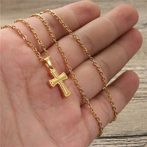 yunnique <b>Cross</b> Pendant Necklace Zinc Alloy Unisex Gift Jewelry - Product Image 2