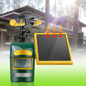 Realistico spaventapasseri ultrasuoni orso Skunks roditori repellenti animali solari uccelli pipistrelli tasso Repeller - Product Image 2