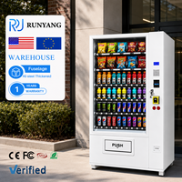 Máquina Expendedora Comercial RUNYANG Personalizada de Autoservicio para Bebidas y Aperitivos al Aire Libre
