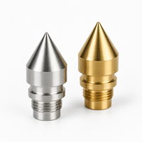Broches coniques filetées de précision usinées CNC OEM en acier inoxydable, laiton, aluminium – Pièces de fixation personnalisées