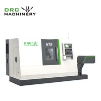 Mesin Bubut CNC FANUC Tipe Slant Bed HT6 Single Spindle Presisi Tinggi Otomatis Multifungsi