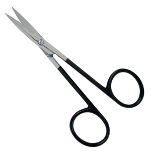 Tijeras Quirúrgicas Dentadas Supercut Debonairii de 5 Pulgadas (12.5 cm) de Acero Inoxidable Rectas y Curvas, Proveedor Mayorista - Product Image 1