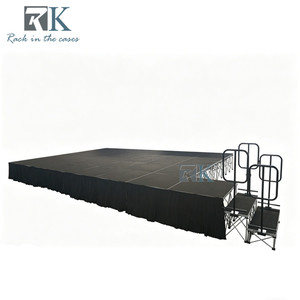 Durable <b>Platform</b> <b>Stage</b> Portable Firm Quick Install <b>Stage</b> <b>Platform</b> for Events - Product Image 1