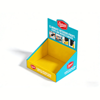 Boîtes de présentation sur comptoir en carton recyclable personnalisées, présentoirs de comptoir en carton ondulé, boîte en papier