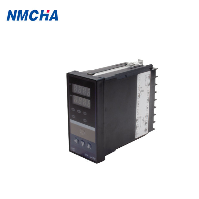 NMCHA REX-C400 Temperature Controller AC220V SSR Relay Output K/E/JPT100 Input LCD Display Plastic IP66 3-Year Warranty Serial
